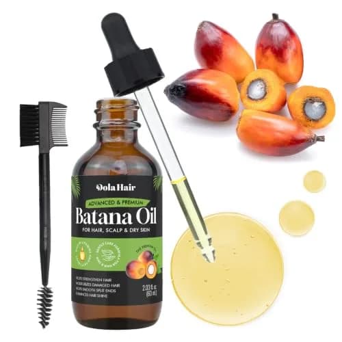 Dolahair Batana Oil for Hair, Scalp & Skin 60 mL (2.03 Fl Oz) | Natural Elaeis Oleifera Kernel Oil for Dry Hair thumbnail 3