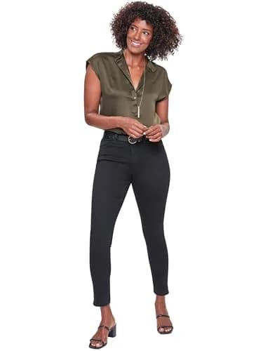 Royalty For Me Women's Curvy Ultra High Rise Skinny Jeans, W Black, 12 | Flatter Curves with Comfort & Style thumbnail 2