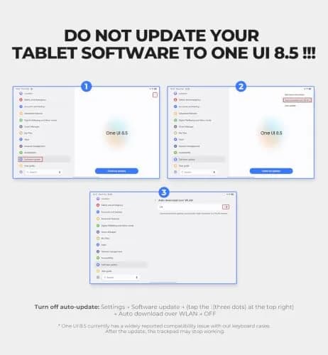 Dexnor Bluetooth Keyboard for Samsung Galaxy Tab S10+ Plus/S9+ Plus/S9 FE+/S7 FE | 12.4 Inch | Long Battery Life & Backlit thumbnail 2