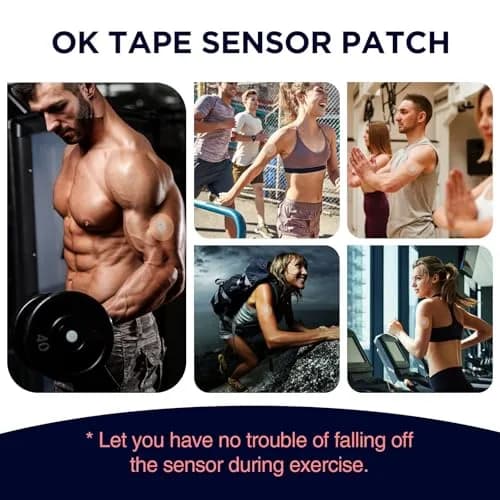 OK TAPE Adhesive Patches for CGM Sensors 30 Count Beige | Waterproof & Sweatproof for Long-Lasting Adhesion thumbnail 5