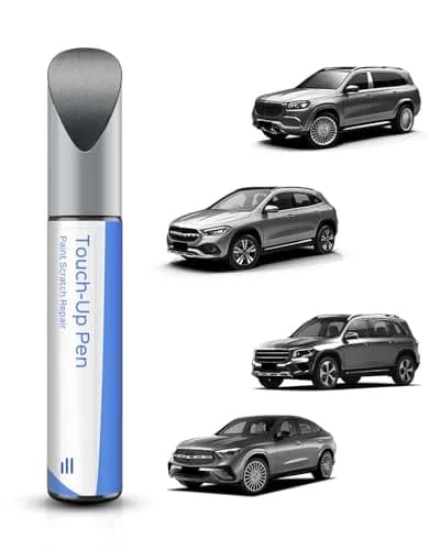 PARTS4EV Palladium Silver Metallic Touch Up Paint 12ml (0.41 Fl Oz) | Exact Match for Mercedes-Benz Chips & Nicks thumbnail 1