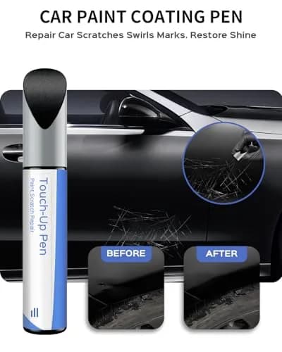 PARTS4EV Obsidian Black Metallic Touch Up Paint 12ml (0.41 Fl Oz) | Exact Match for Mercedes-Benz Chips & Nicks thumbnail 2