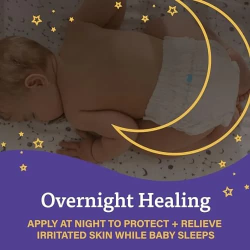 A+D Overnight Healing Diaper Rash Ointment, 3.6 Oz | Vitamin Enriched Skin Barrier Support thumbnail 4