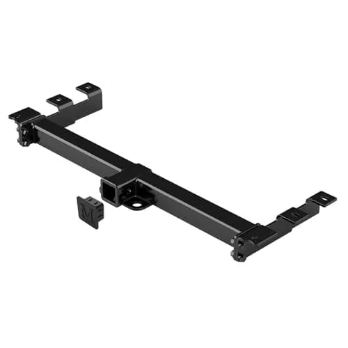 HD Ridez 2 Inch Trailer Hitch Receiver | Class 3, Carbon Steel, Black | Compatible with Chevrolet/GMC thumbnail 1