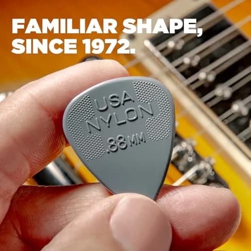 Jim Dunlop Nylon Standard Pick .38MM - 24 Pack | Thin Gauge for Precision Playing thumbnail 4