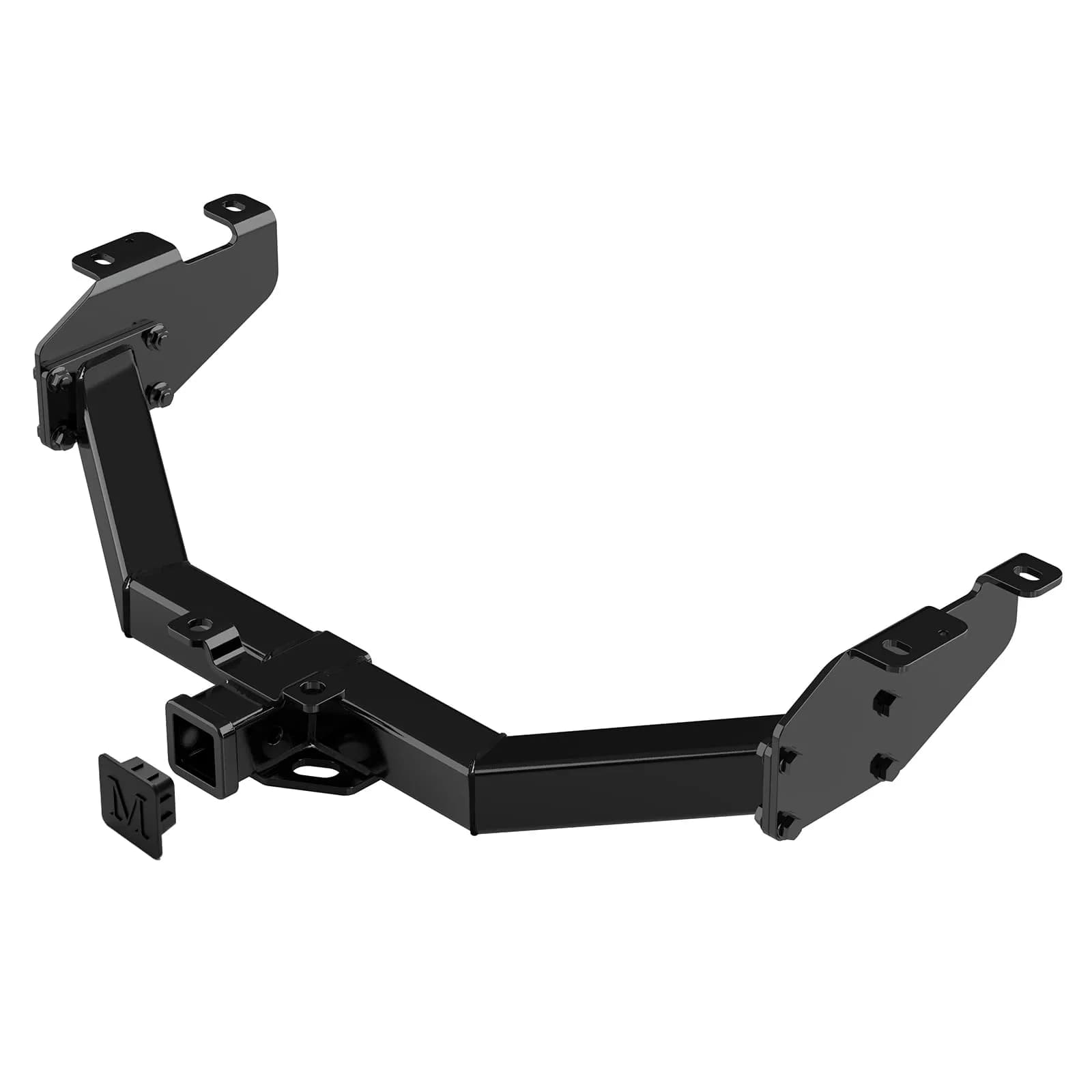 HD Ridez 2 Inch Trailer Hitch Receiver for Chevrolet/GMC | Class 3, Carbon Steel, Black - main product image