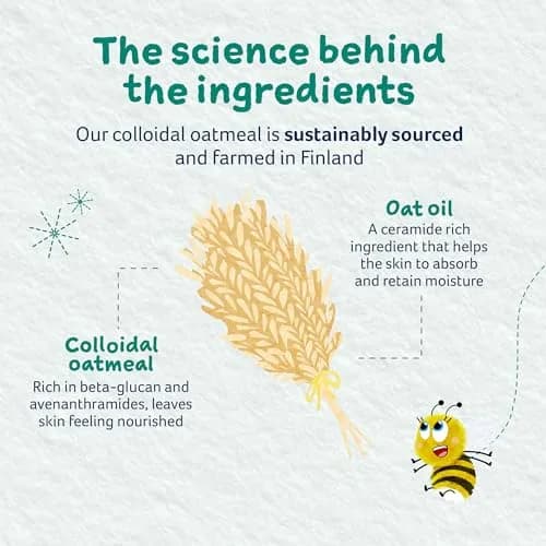 Childs Farm OatDerma Bubble Bath 8.4 Fl Oz | Fragrance-Free, Soothes Dry Skin, Suitable for Newborns thumbnail 5
