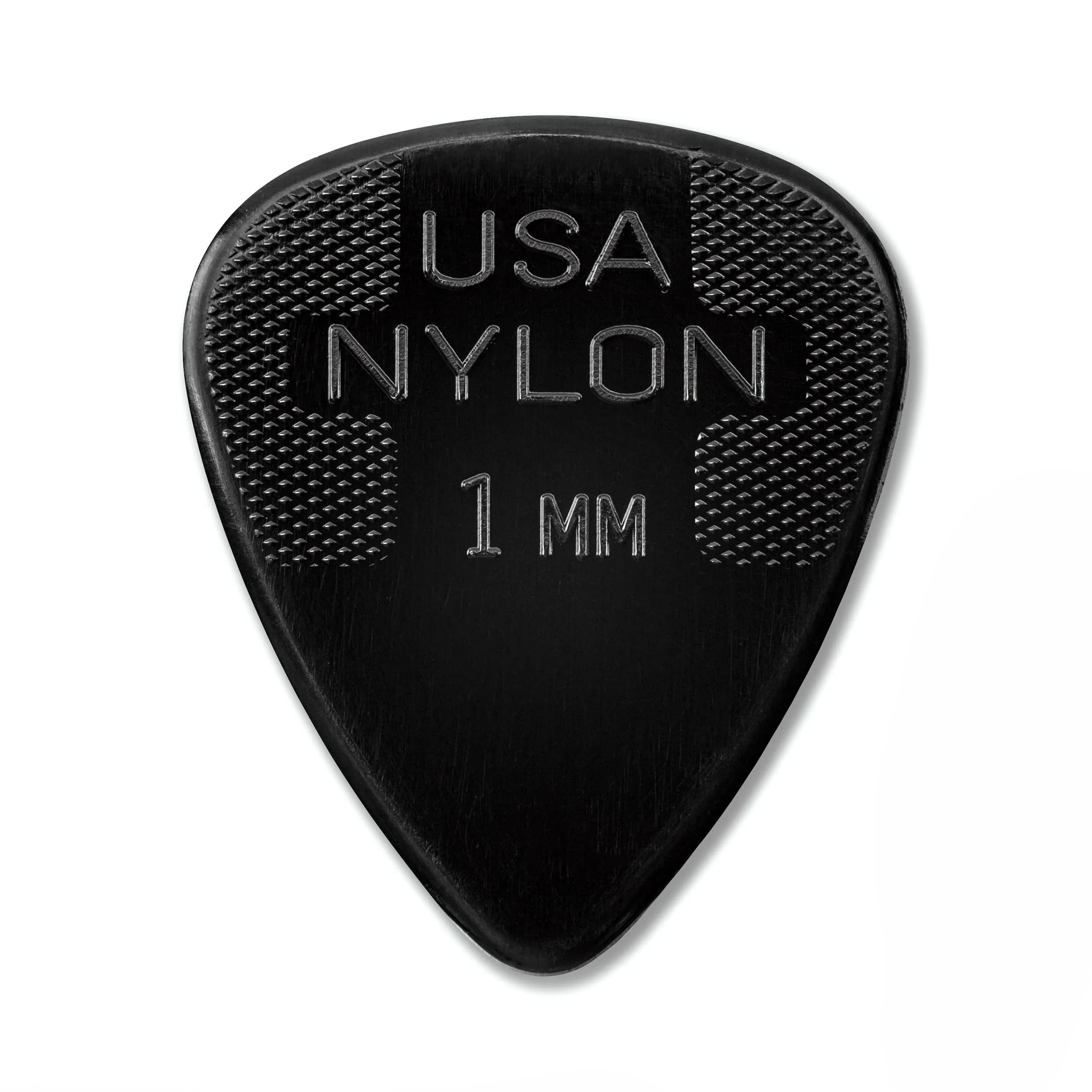 Jim Dunlop Nylon Standard Black Guitar Picks - 1.0mm Thickness - 24 Pack - main product image