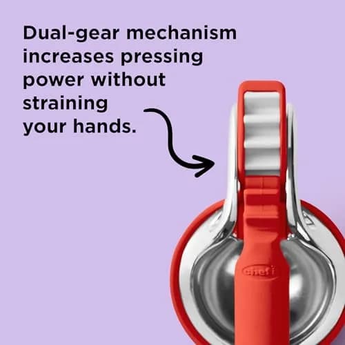 Chef'n FreshForce Lemon Squeezer Citrus Juicer 10.25 Inch | Dual-Gear Power for Maximum Juice thumbnail 4