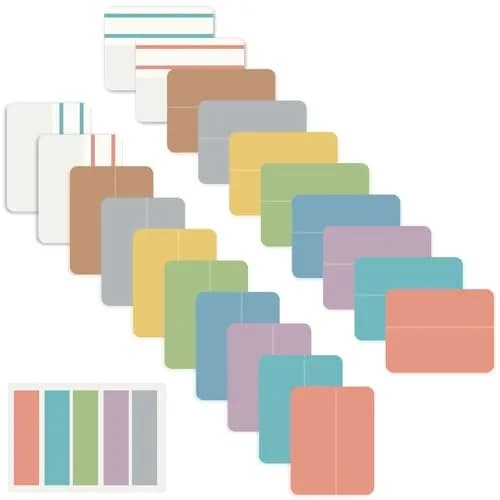 ELII Clear Book Tabs 500 PCS | Writable & Repositionable Sticky Index Tabs for Annotating Books thumbnail 1