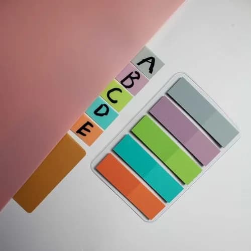 ELII Clear Book Tabs 500 PCS | Writable & Repositionable Sticky Index Tabs for Annotating Books thumbnail 6