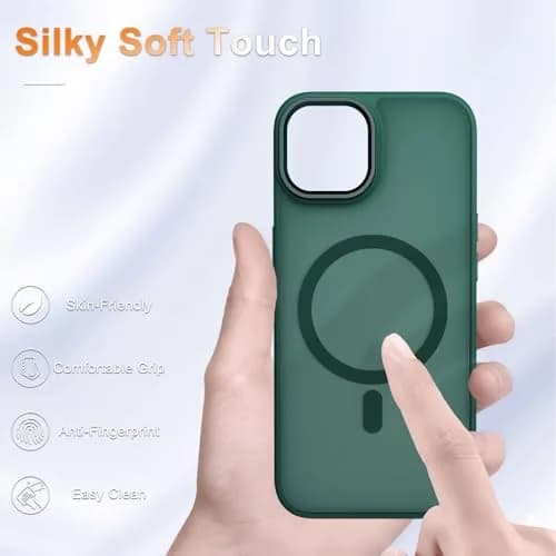 YENAPOON Cellular Phone Case for iPhone 14/13 6.1 inch | Magnetic & Shockproof with Screen Protector thumbnail 4