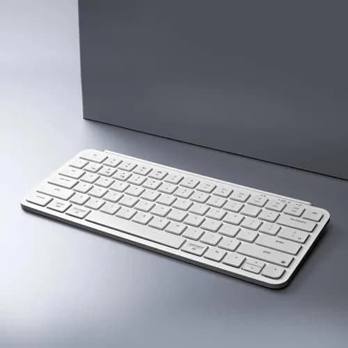 Keychron B1 Pro Ultra-Slim Wireless Keyboard White | 2.4 GHz, Bluetooth, Wired Connection for Mac Windows Linux thumbnail 8