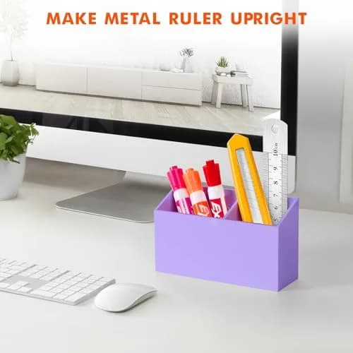 BEYGORM Magnetic Dry Erase Marker Holder & Organizer 15 cm (5.9 in) | Non-Slip Acrylic for Whiteboards & Fridges thumbnail 6