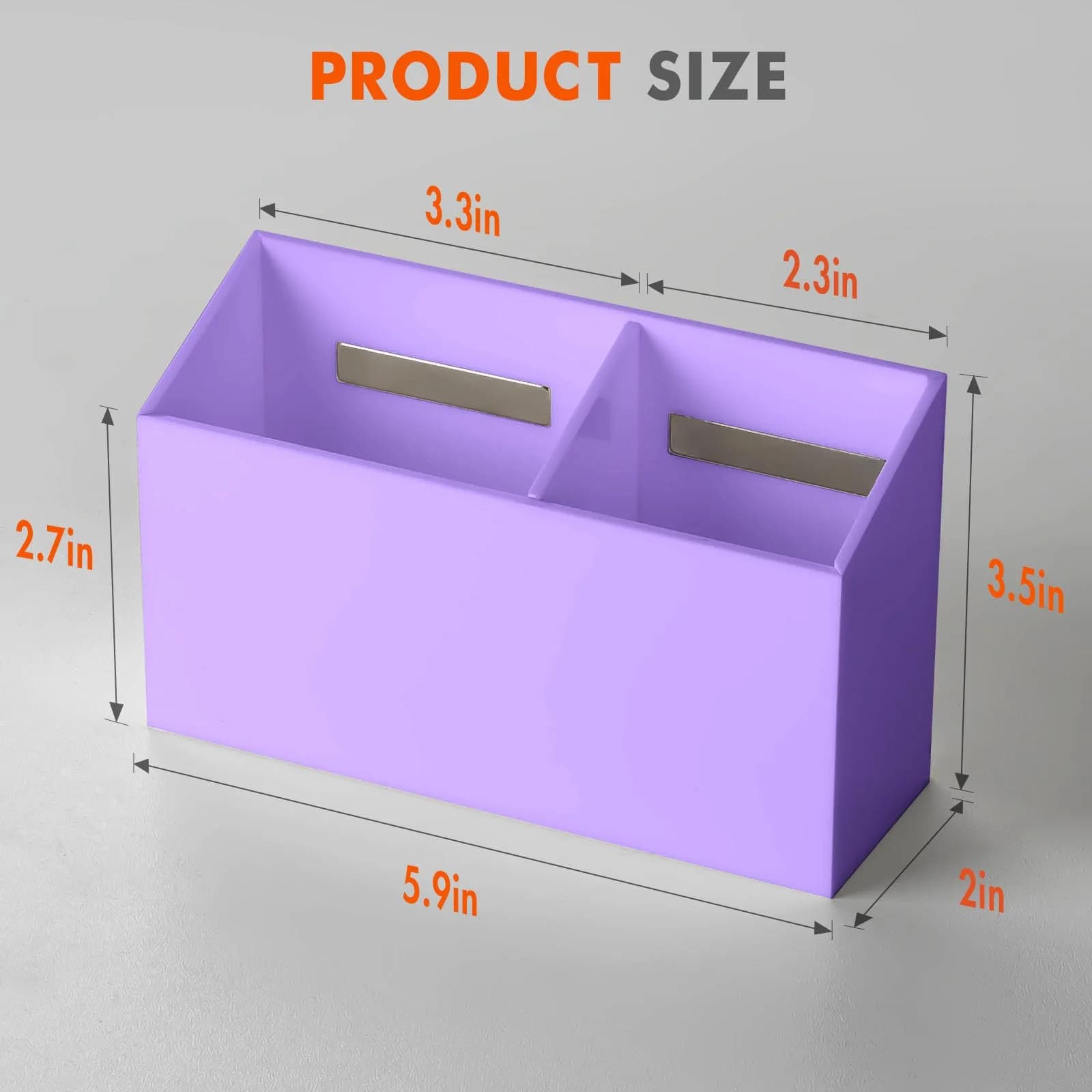BEYGORM Magnetic Dry Erase Marker Holder & Organizer 15 cm (5.9 in) | Non-Slip Acrylic for Whiteboards & Fridges - view 7