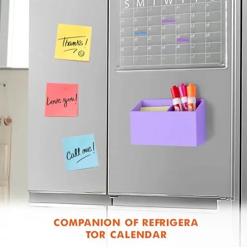 BEYGORM Magnetic Dry Erase Marker Holder & Organizer 15 cm (5.9 in) | Non-Slip Acrylic for Whiteboards & Fridges thumbnail 3
