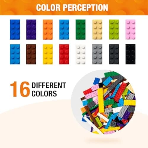 MANNIDOO 360 Pieces Small Building Plates Set, 16 Colors | ASTM-Tested Educational Toy for Kids 3+ thumbnail 4