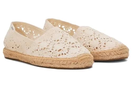 Soludos Women's Original Espadrille La Concha Ivory 8 Medium | Classic Summer Comfort thumbnail 1