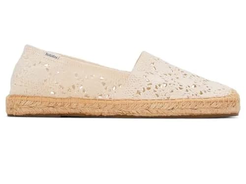Soludos Women's Original Espadrille La Concha Ivory 8 Medium | Classic Summer Comfort thumbnail 6