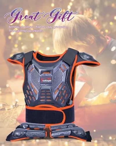 StarknightMT Kids Dirt Bike Gear Youth Motocross Chest Protector Suit | Impact Protection for Ages 3-12 thumbnail 8