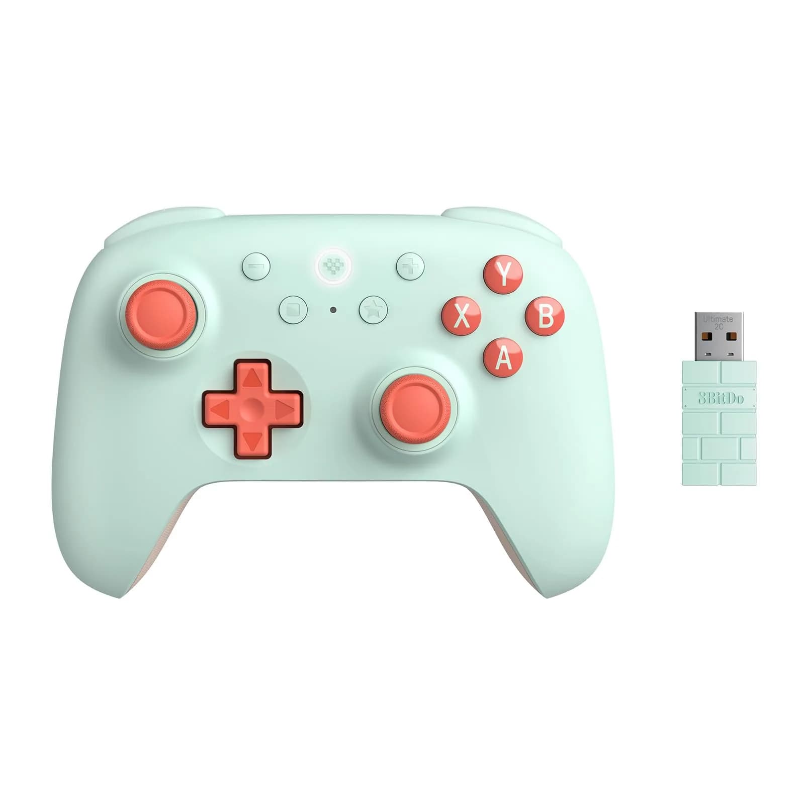 8Bitdo Ultimate 2C Wireless Controller for PC & Android, Hall Effect Joysticks, 1000 Hz Polling Rate, Mint - main product image