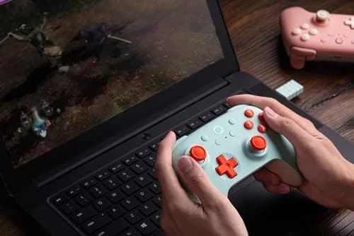 8Bitdo Ultimate 2C Wireless Controller for PC & Android, Hall Effect Joysticks, 1000 Hz Polling Rate, Mint thumbnail 3