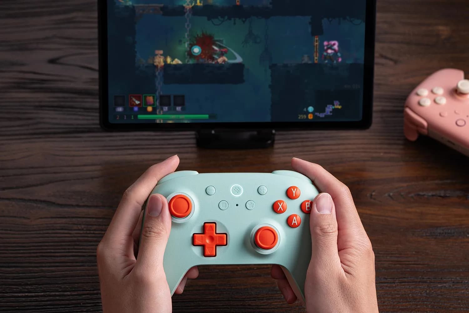 8Bitdo Ultimate 2C Wireless Controller for PC & Android, Hall Effect Joysticks, 1000 Hz Polling Rate, Mint - view 4