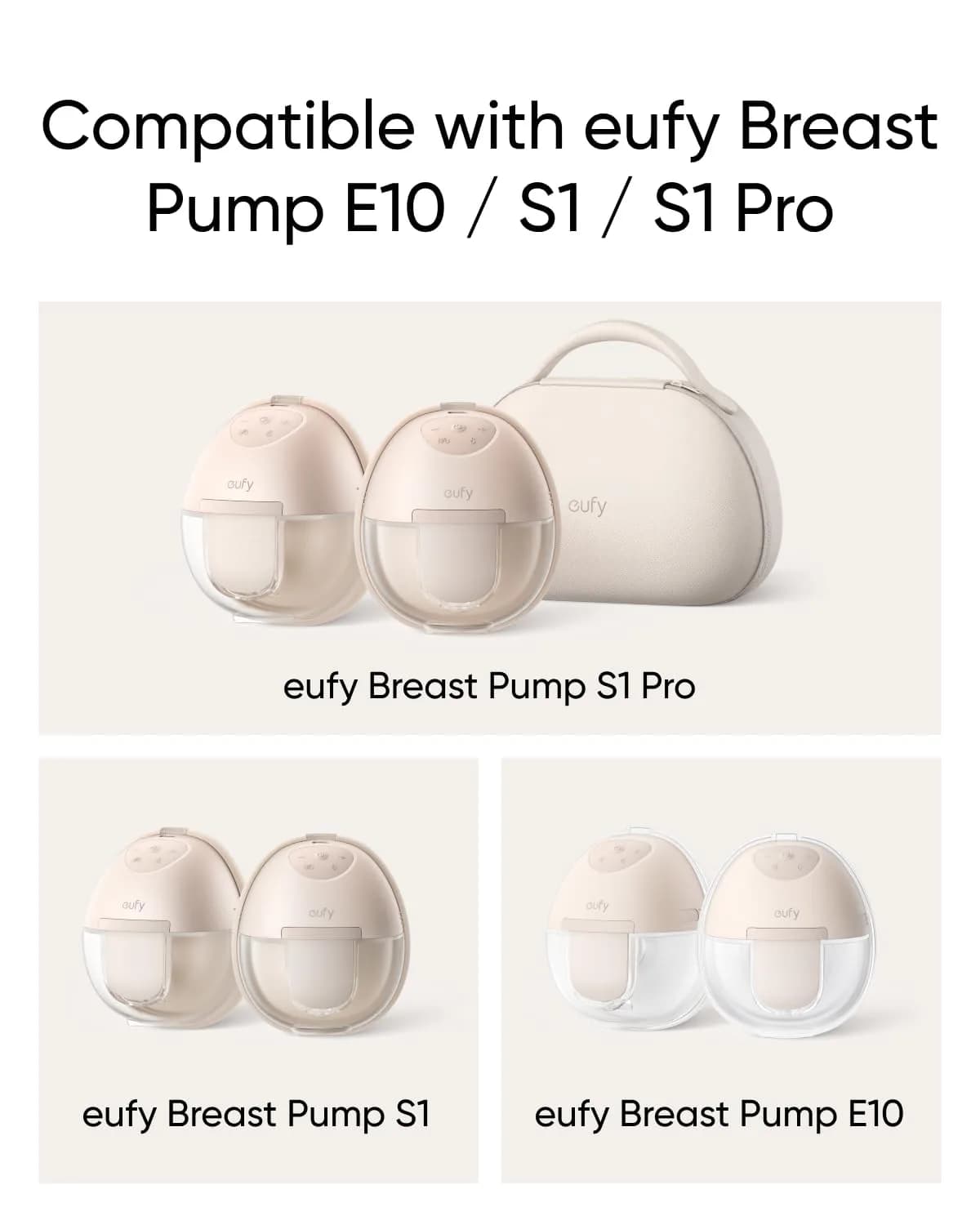 eufy Security 19mm Sizing Inserts (2-Pack) for S1 Pro/S1/E20/E10 Wearable Breast Pump | BPA-Free Silicone - view 2