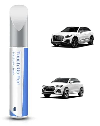 PARTS4EV LS9R/2Y Glacier White Metallic Touch Up Paint 0.41 Fl Oz | Compatible with Audi Exact Match Chips thumbnail 1
