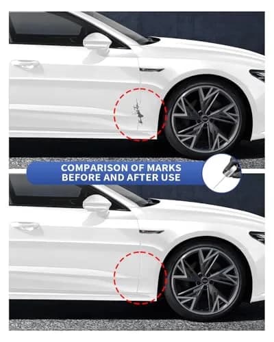 PARTS4EV LS9R/2Y Glacier White Metallic Touch Up Paint 0.41 Fl Oz | Compatible with Audi Exact Match Chips thumbnail 4