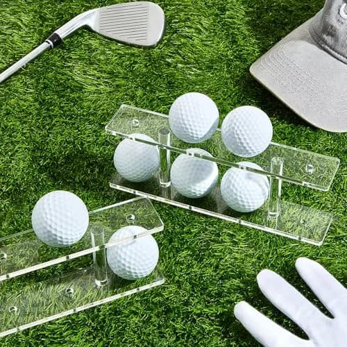 Silipull Golf Ball Display Rack 8 Balls Clear Acrylic | Elegant & Durable thumbnail 5