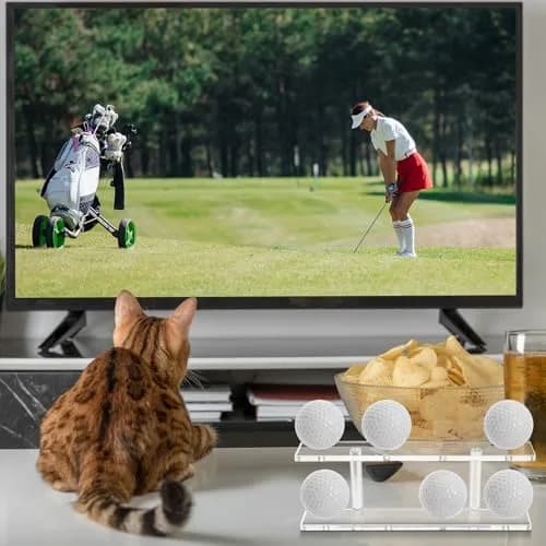 Silipull Golf Ball Display Rack 8 Balls Clear Acrylic | Elegant & Durable thumbnail 6