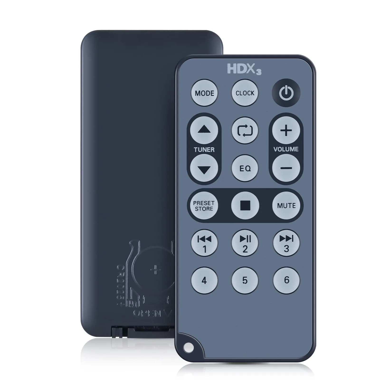 WDZP Universal Remote for Polk Audio Mini CD AM/FM HD Radio Soundbar | No Programming, 12m Infrared Range