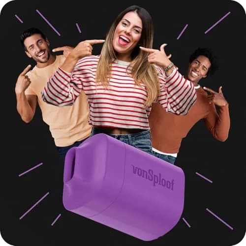 vonSploof Personal Air Filter with HEPA & Carbon Filter, Purple Case + 1 Recyclable Filter, 160g (5.6oz) | Traps Smoke & Odor thumbnail 8