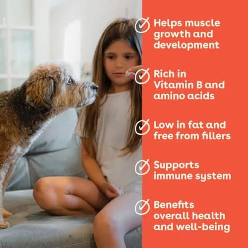 Pupford Freeze Dried Chicken Breast Treats for Dogs & Puppies (3 oz) | Healthy, Natural, Single Ingredient Dog Treats thumbnail 3