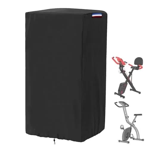 Rilime Folding Exercise Bike Cover, Waterproof, 28"L x 16"W x 46"H | Keeps Equipment Dry & Clean thumbnail 1