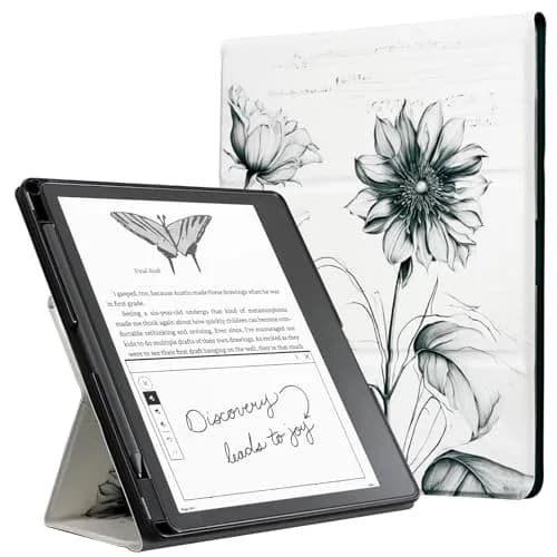 CoBak Stand Case for Kindle Scribe 10.2 Inch (25.9 cm) | Premium Folio Leather Cover with Pen Holder, Auto Sleep/Wake thumbnail 1