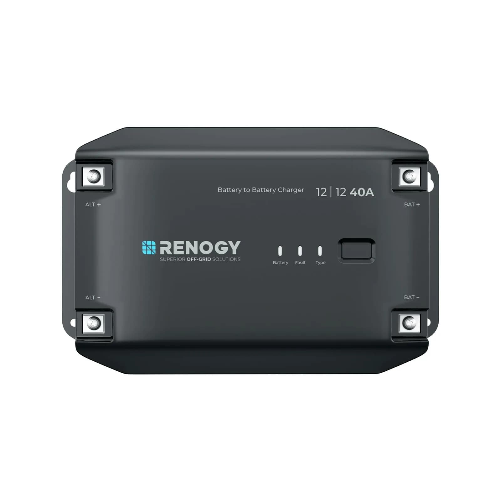 Renogy 40A DC-DC Battery Charger 12V Multi-Stage | Lithium/AGM/Gel Safe & Smart (70-120 chars)