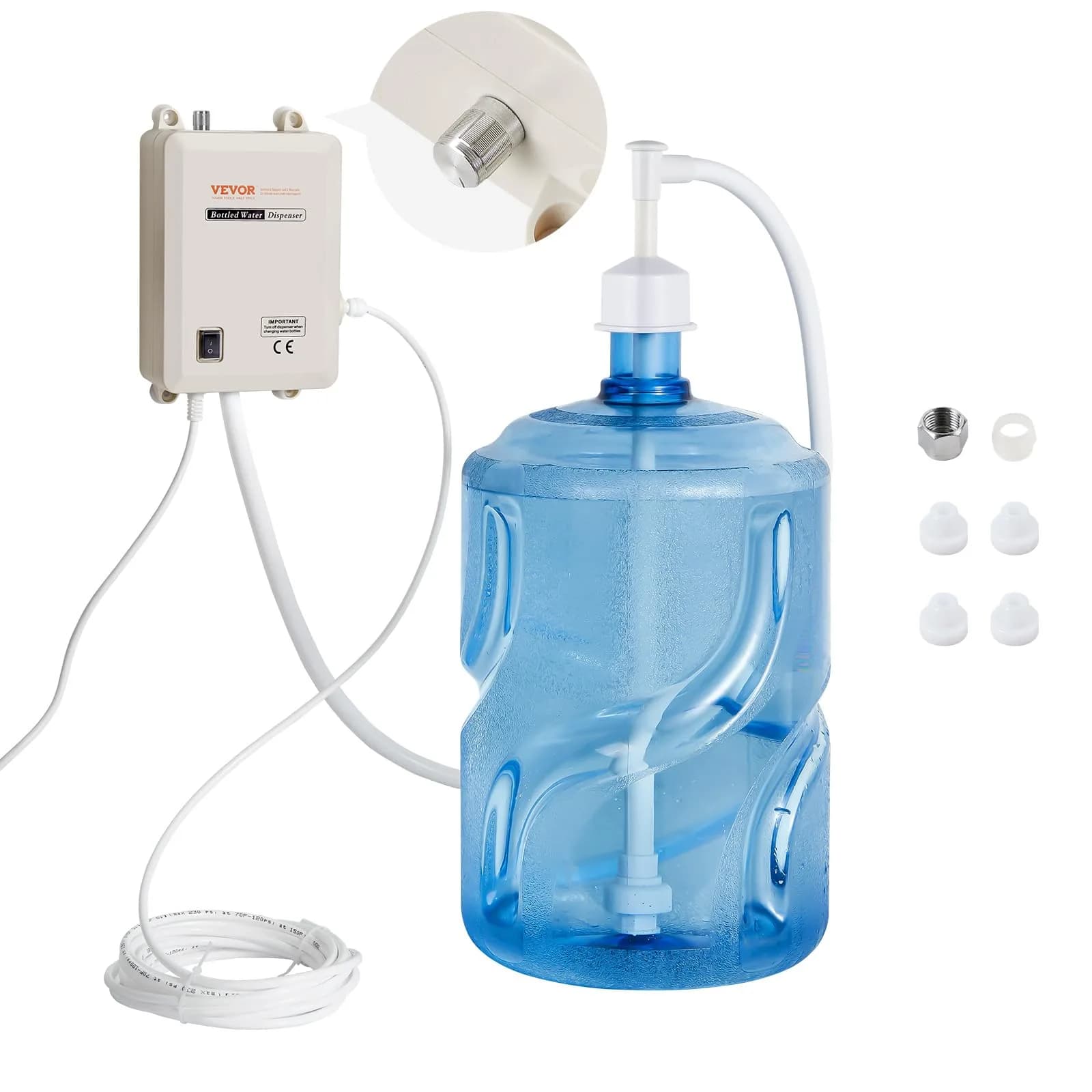 VEVOR Bottled Water Dispenser Pump System 5 Gallon | Automatic Electric Water Pump for Household Use