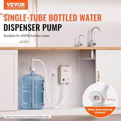 VEVOR Bottled Water Dispenser Pump System 5 Gallon | Automatic Electric Water Pump for Household Use thumbnail 2