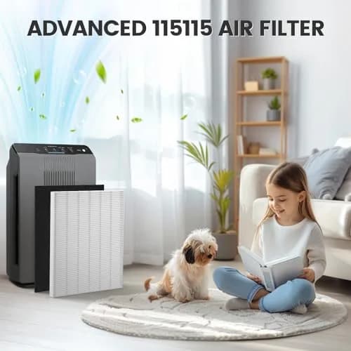 isinlive 115115 HEPA Replacement Filter A Size 21 for Winix Air Purifiers, 3 HEPA Filters + 3 Carbon Pre-Filters | Captures 99.97% of Particles thumbnail 7