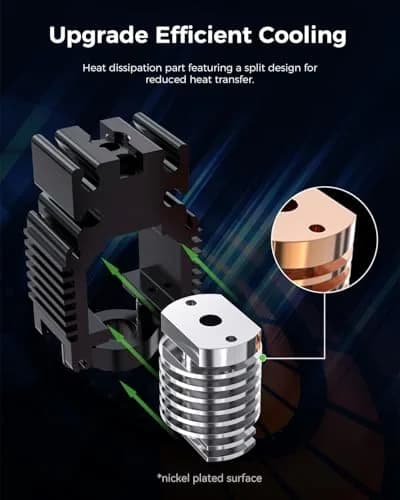 Creality Ender 3 V3 SE/KE Hotend Kit Supports 300°C High Temp, Quick-swap Nozzle, Ceramic Heating Block, for Ender 3 V3 SE KE | High-Speed 600mm/s thumbnail 3