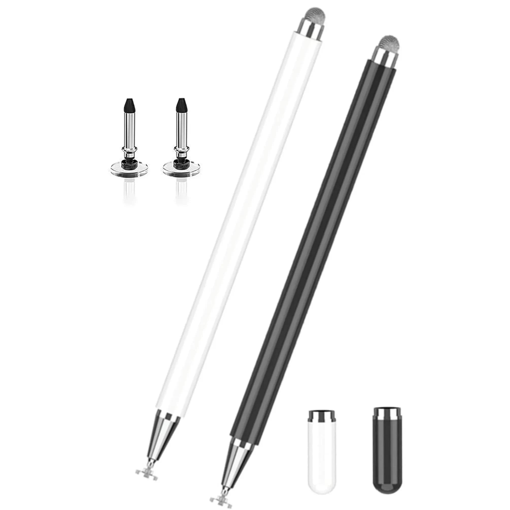 Befzygwk 2 Pcs Stylus Pen with Replacement Tips & Cap | Universal Touchscreen Compatibility