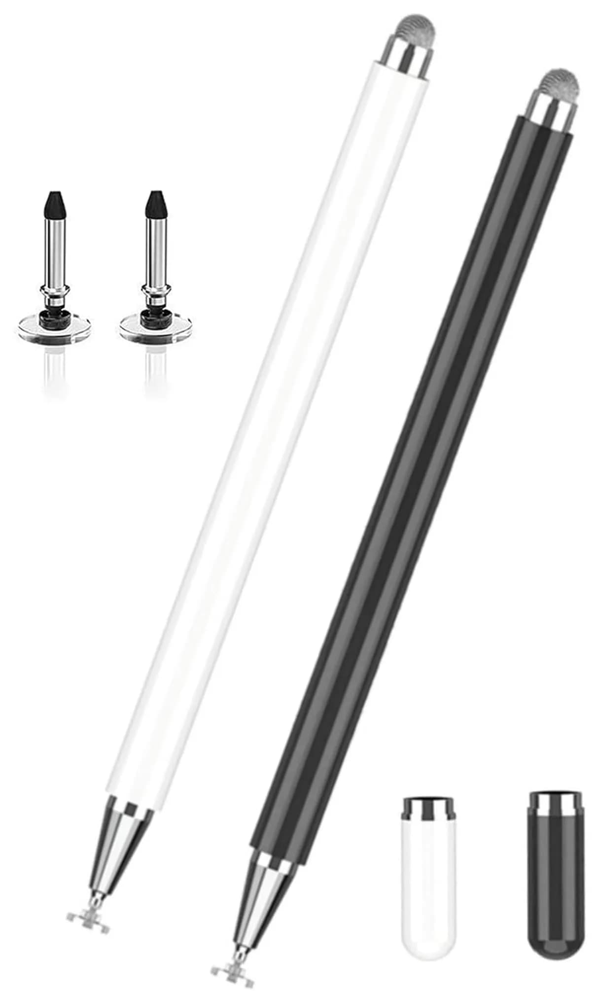 Befzygwk 2 Pcs Stylus Pen with Replacement Tips & Cap | Universal Touchscreen Compatibility - main product image
