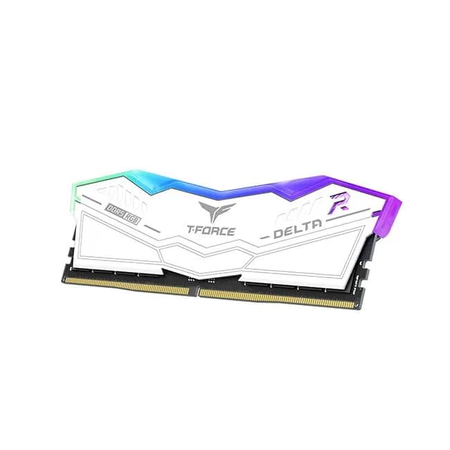 TEAMGROUP T-Force Delta RGB DDR5 RAM 32GB (2x16GB) 6000MHz White | High-Speed Desktop Memory Module - view 7