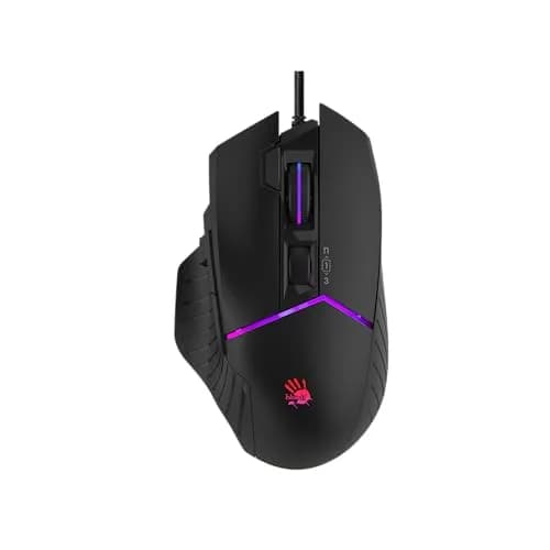 Bloody W95BR Max Extra Fire Gaming Mouse 12000 CPI | 2000 Hz Report Rate, 4M Onboard Memory, RGB Backlit, Ergonomic Design thumbnail 1