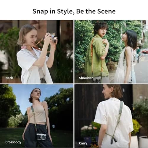 PGYTECH Camera Neck Strap Air Quick-Release for Mirrorless, Night Black | Adjustable, Strong Load, Universal Fit thumbnail 6