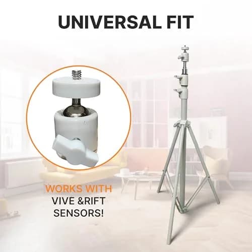 Skywin VR Tripod Stand for HTC Vive Base Station - 2 Adjustable Stands | Universal Sensor Support, Foldable & Telescopic thumbnail 4