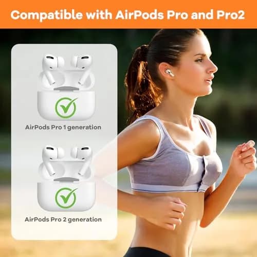 VUBOJO Replacement Ear Tips for AirPods Pro 2nd/1st Gen (S/M/L) | Noise Reduction & Dust Guard thumbnail 5