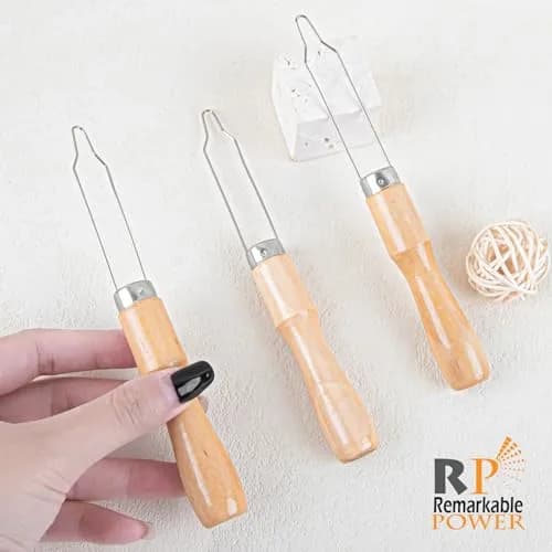 RP Remarkable Power 3 Pack Button Hook Assist Device with Easy-Grip Wooden | Arthritis & Elderly Friendly thumbnail 6